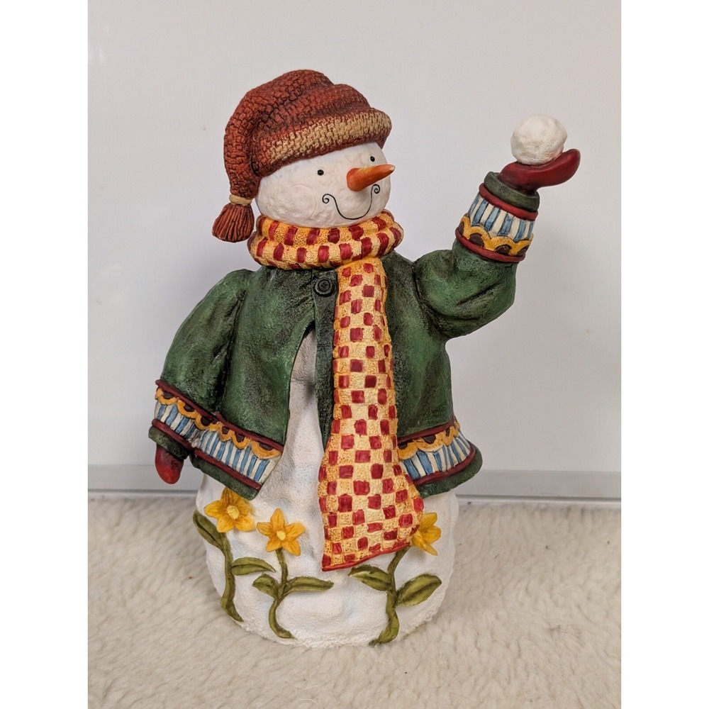 Lang Christmas Bob the Snowman Figurine Karen‎ Hillard Crouch 2000 Khc #1